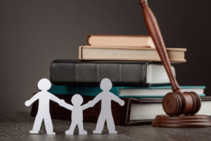family-law-2--300x200 Paper people chain and gavel